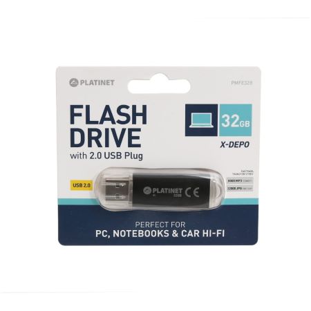 PT USB 32GB X-Depo 2.0 crni, Platinet
