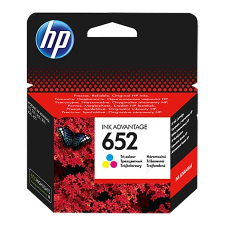 Tinta HP F6V24AE tri color 652